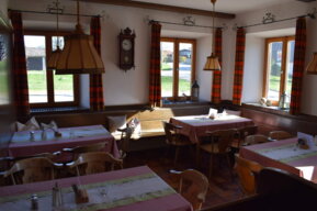 Speisesaal im Gasthaus Geiger